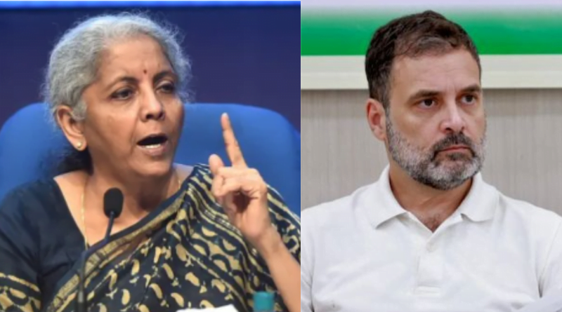 FM Nirmala Sitharaman Slams Rahul Gandhi’s ‘Panauti’ Remark