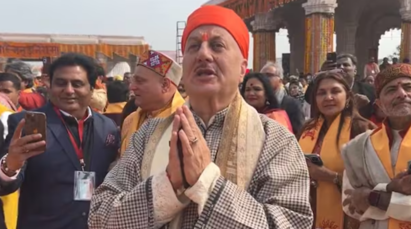 Anupam Kher Visits Ram Mandir in Disguise, Here’s What Happened