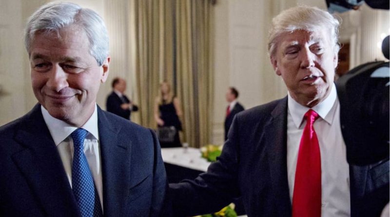 Jamie Dimon of JPMorgan Trump