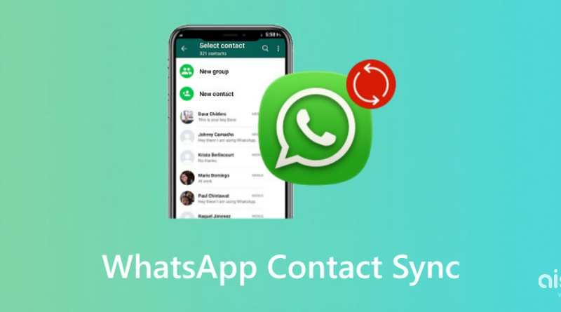 WhatsApp contact sync