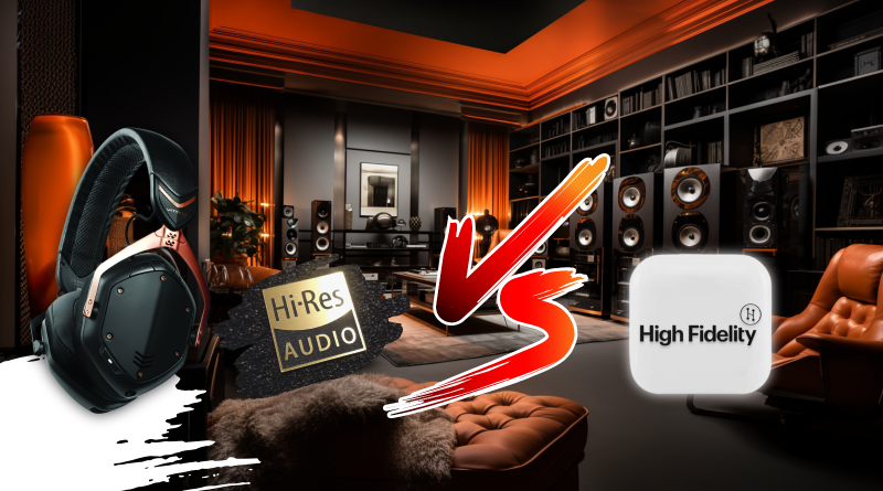 Hi-res Audio vs Hi-Fidelity