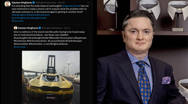 Gautam Singhania Lamborghini