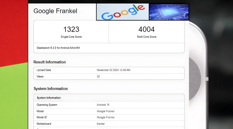 Google Frankel Tensor Chip G5